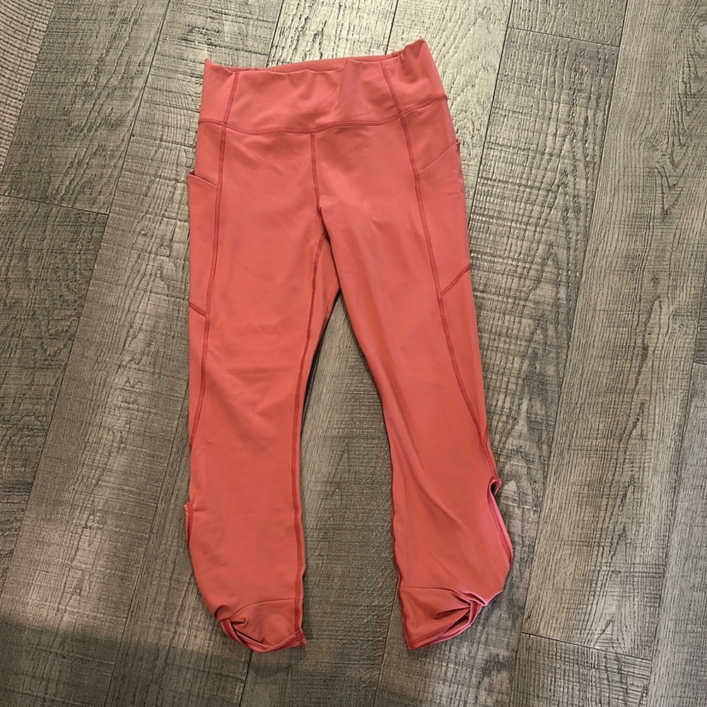 Fabletics Pink Leggings Elastic Waistband Soft Fabric
